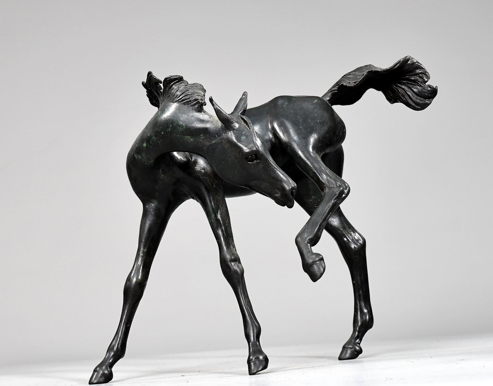 Bronze Horse Sculpture By Artist Nancy Jo Rieke 1993 34/50 (1 of 7)
