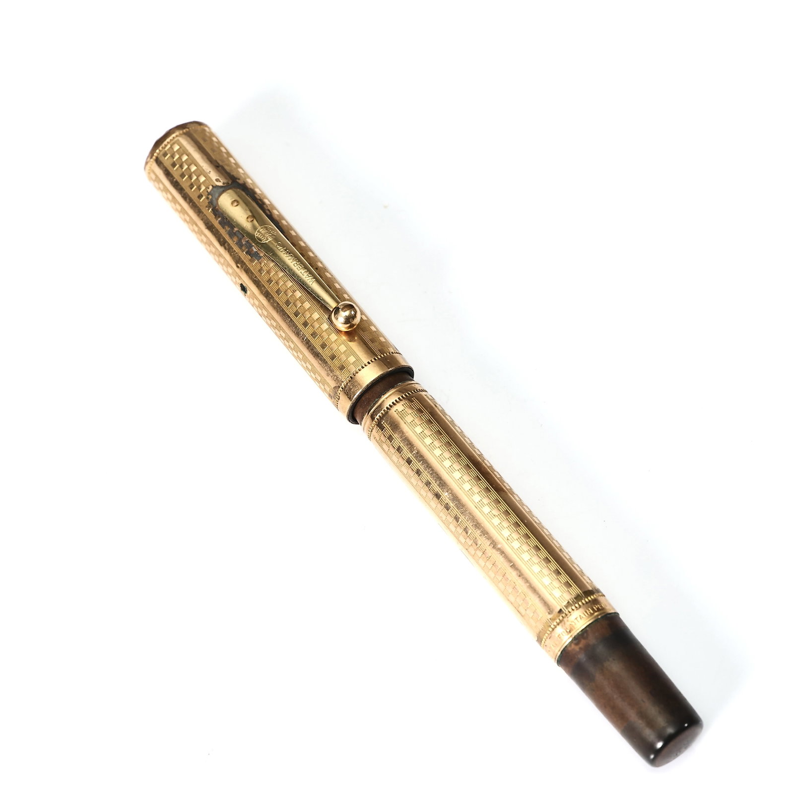 Waterman's Ideal 18k Gold Filled Fountain Pen Broad Nib (1 of 9)