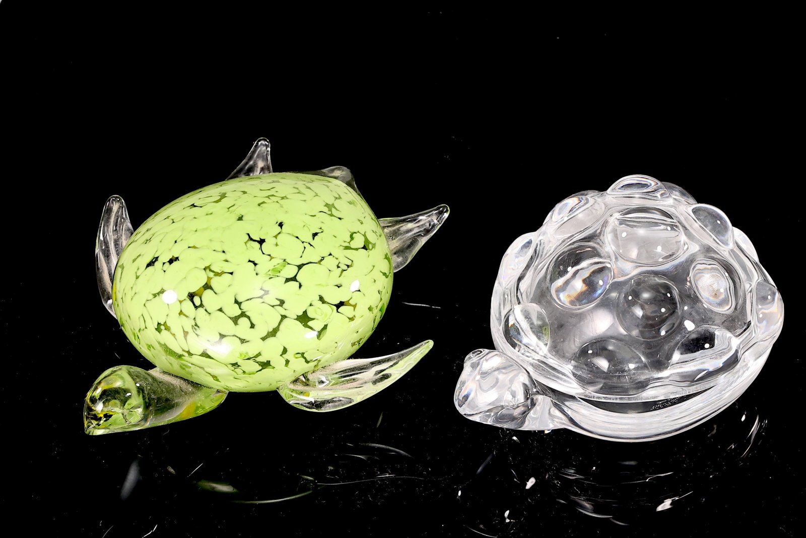 Two Glass Sea Turtles Include St. Lambert Belgian (1 of 8)