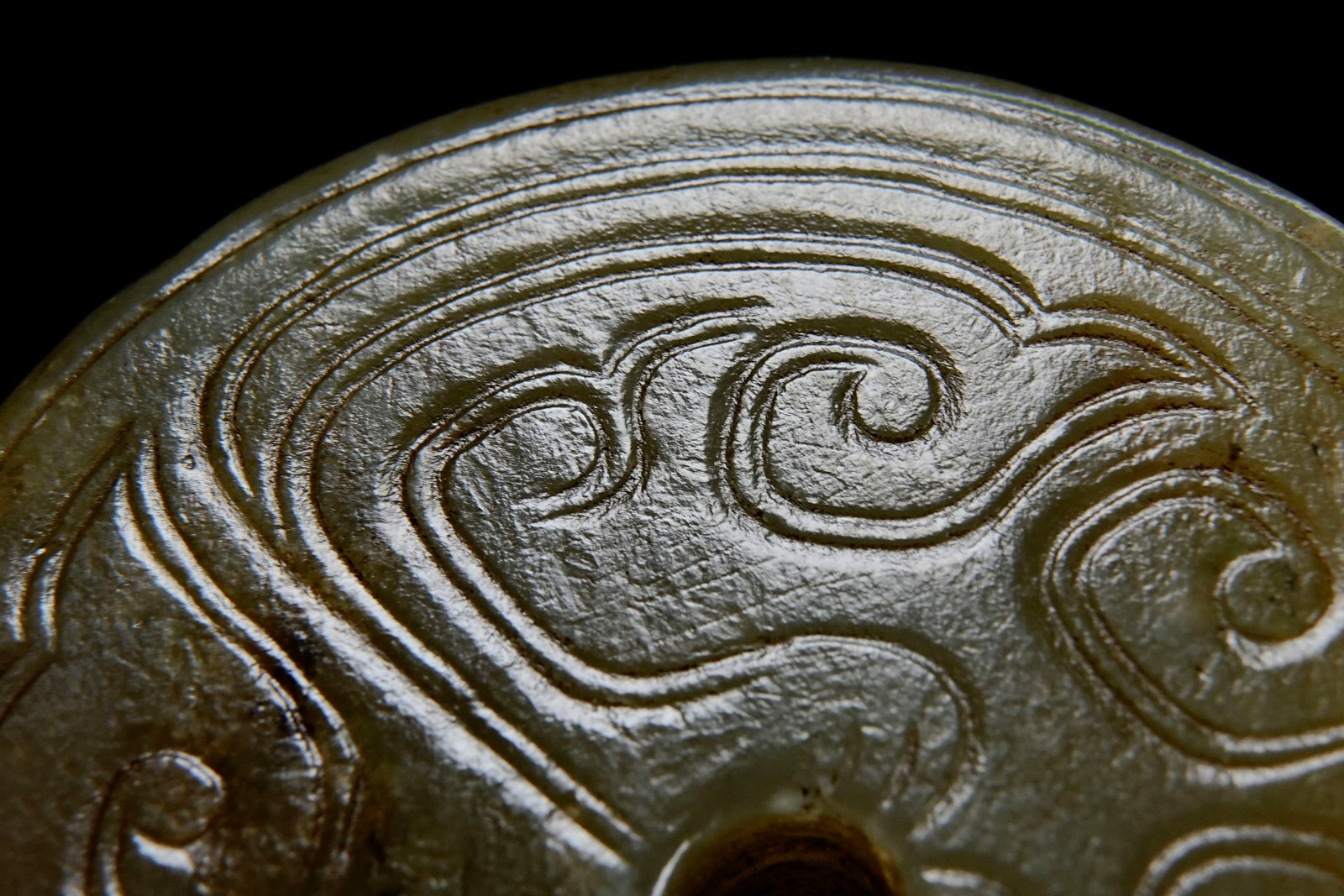 Jade Carved Dragon Pattern Ornament - 5