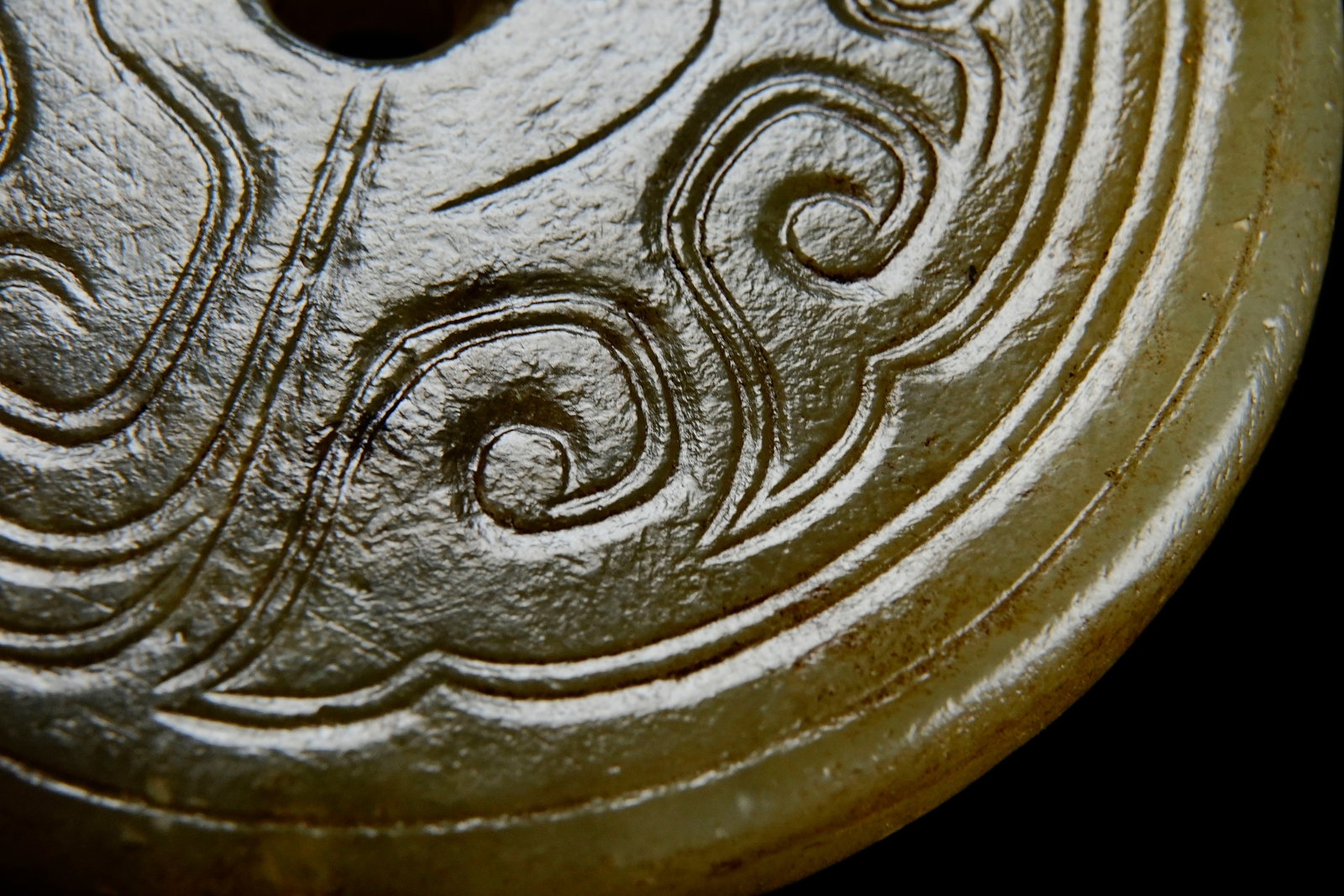 Jade Carved Dragon Pattern Ornament - 6
