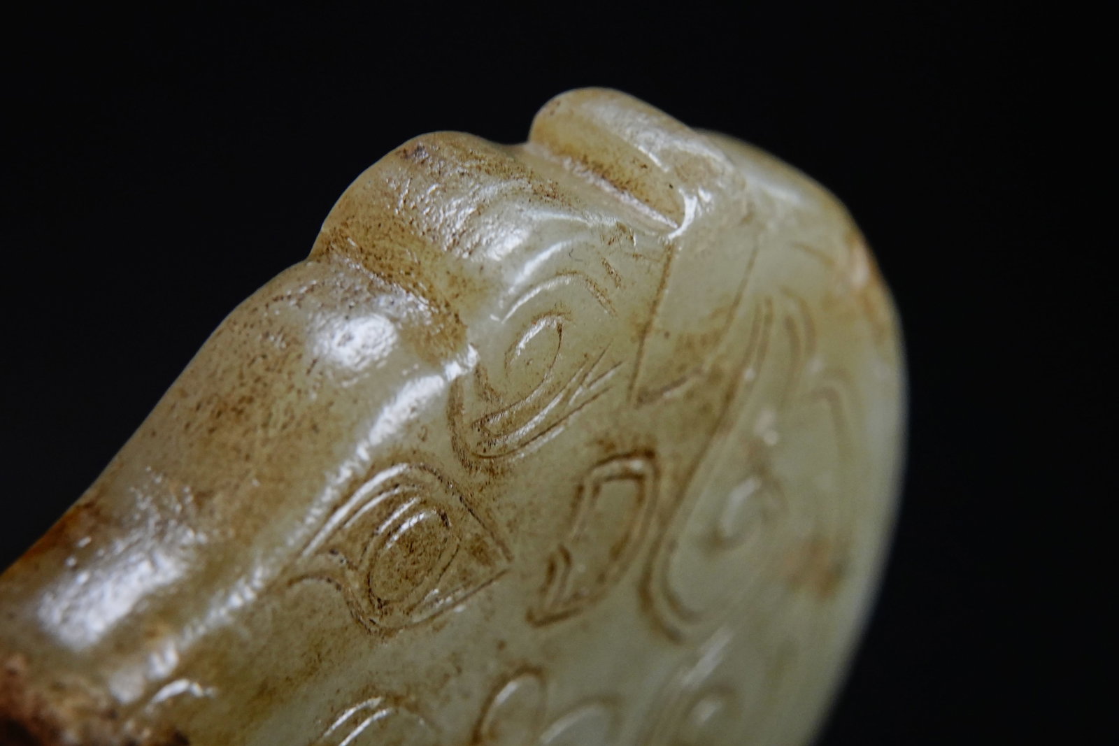Jade Carved Dragon Pattern Ornament - 8
