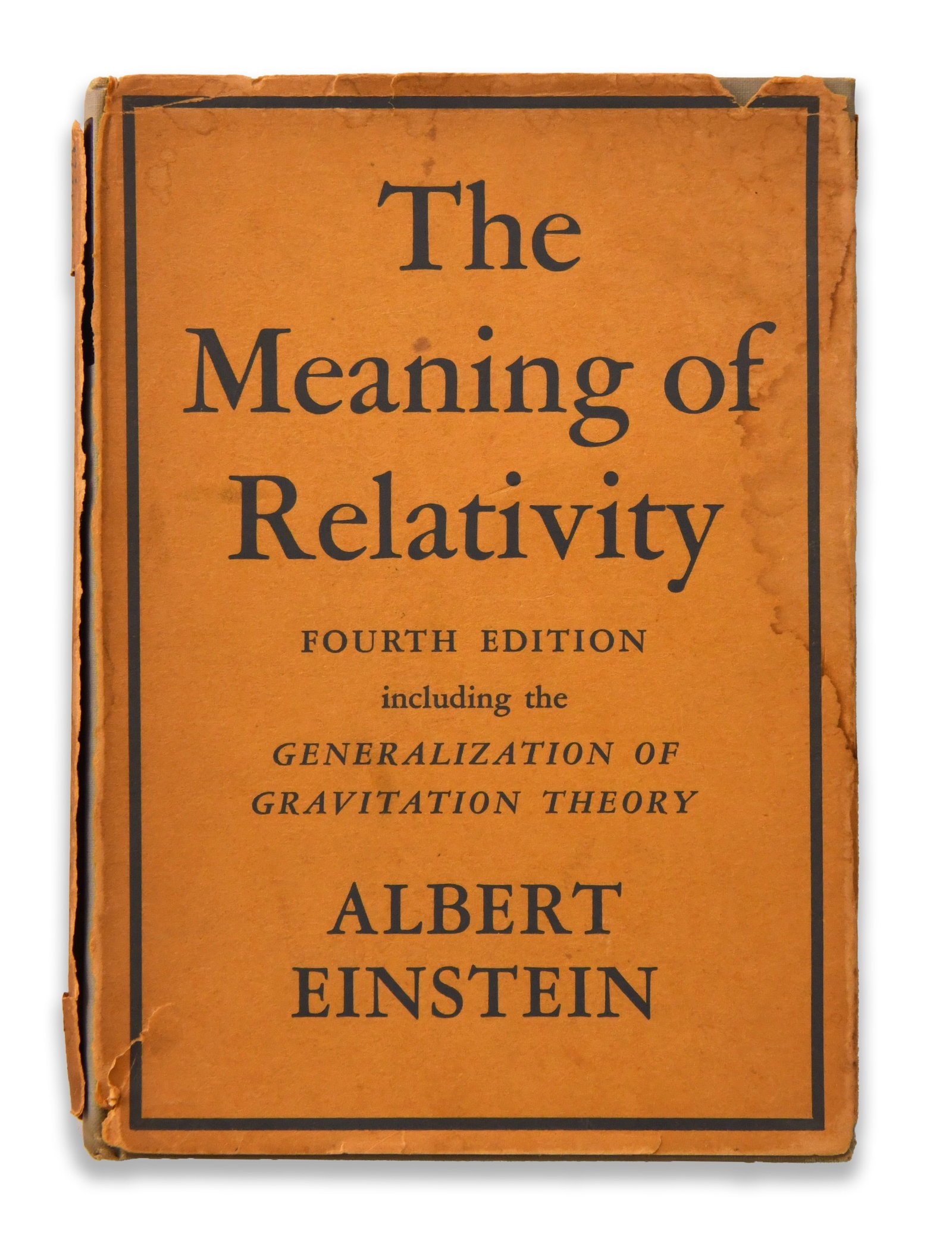 ALBERT EINSTEIN – Signed The Meaning of Relativity (Fourth Edition, 1953) (1 of 4)