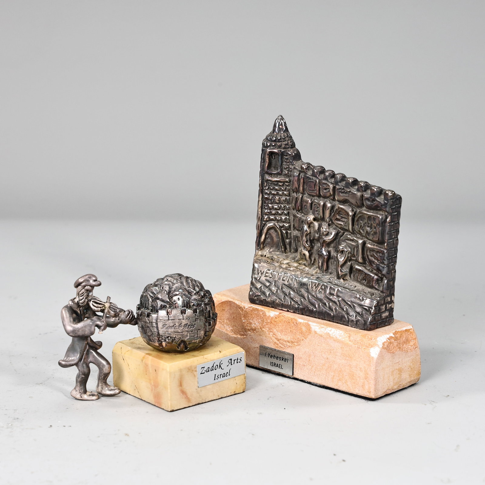 I.Yeheskel Israel Sterling Silver Wall, Zadok Arts, Sterling Man Play Violin (1 of 8)