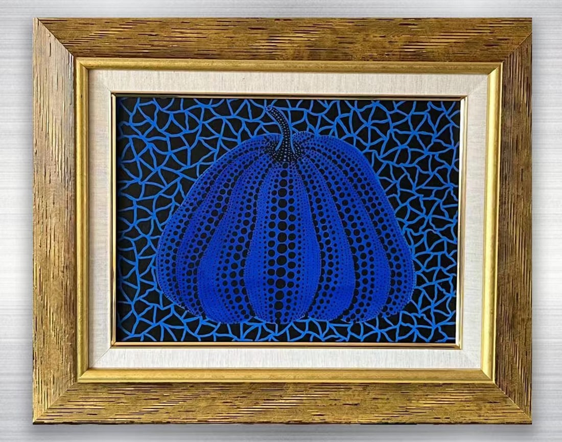 Drawing Pumpkin Oil Painting,Yayoi Kusama Mark (1 of 9)