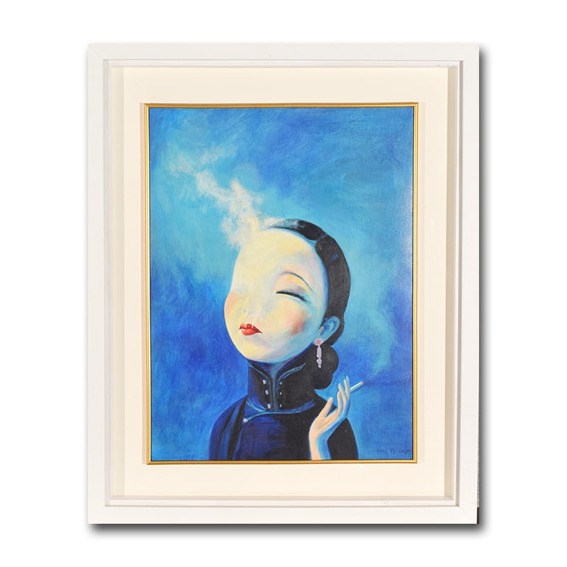 Liu Ye (b. 1964), Acrylic on Canvas: Liu Ye (b. 1964), Acrylic on Canvas LIU YE (B. 1964), ACRYLIC ON CANVAS Dimensions: Image size: 59 x 44 cm. All measured values are approximate. Provenance and Authenticity: The work is presented in a