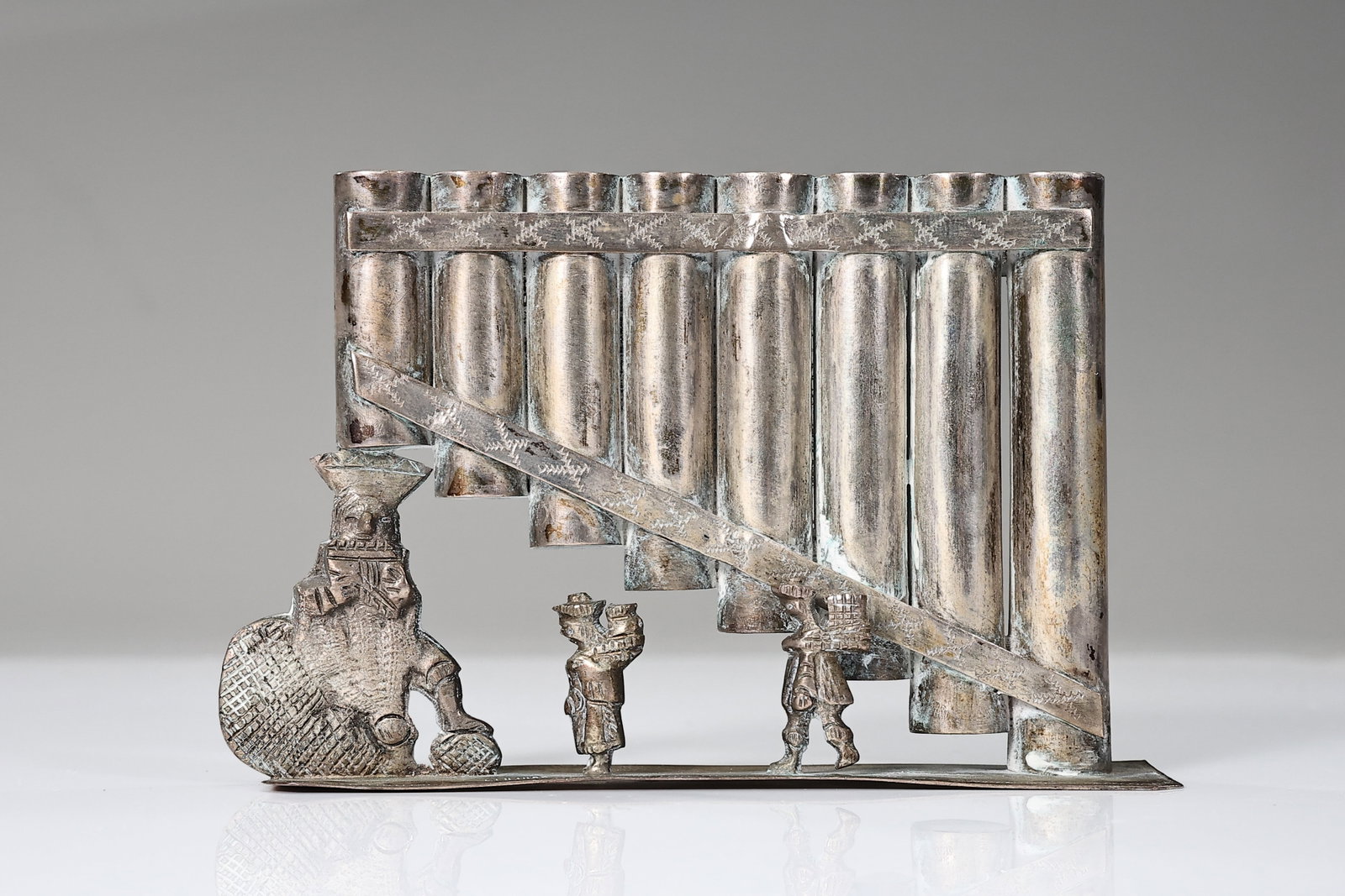 Ecuador Sterling Silver Musical Instruments Panpipes (1 of 8)