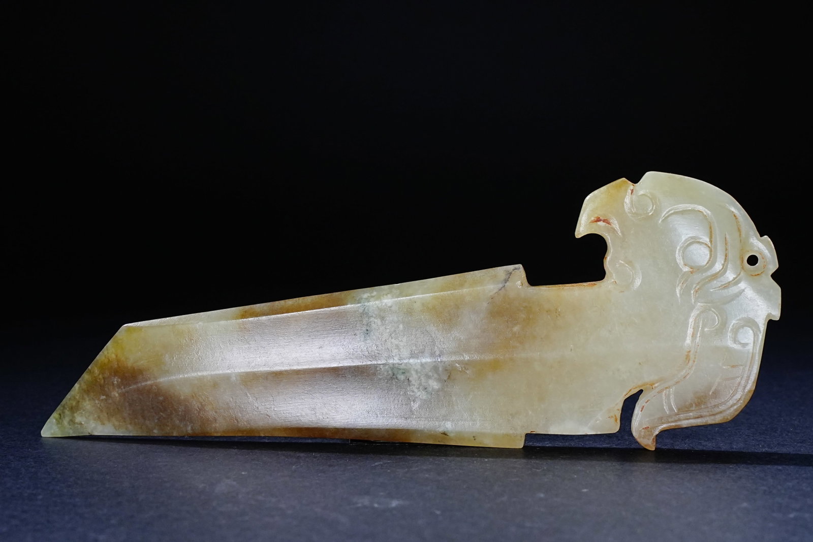 Jade Carved Phoenix Pattern Ge - 2