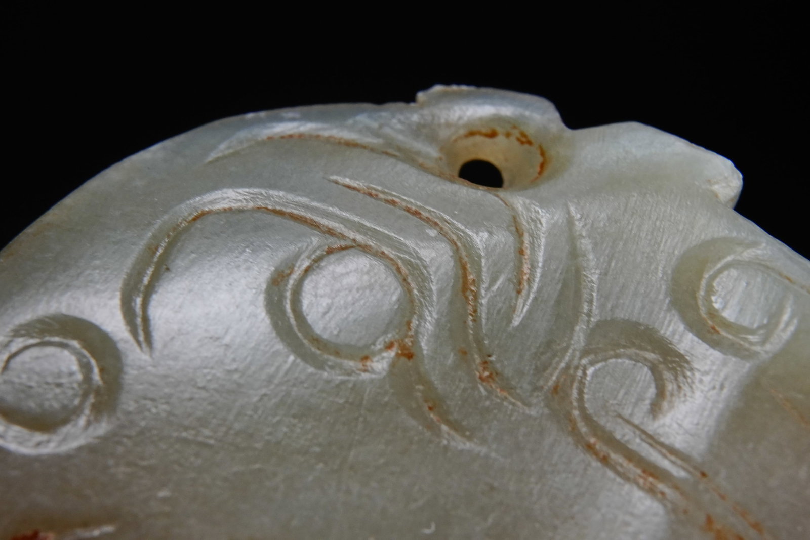 Jade Carved Phoenix Pattern Ge - 4