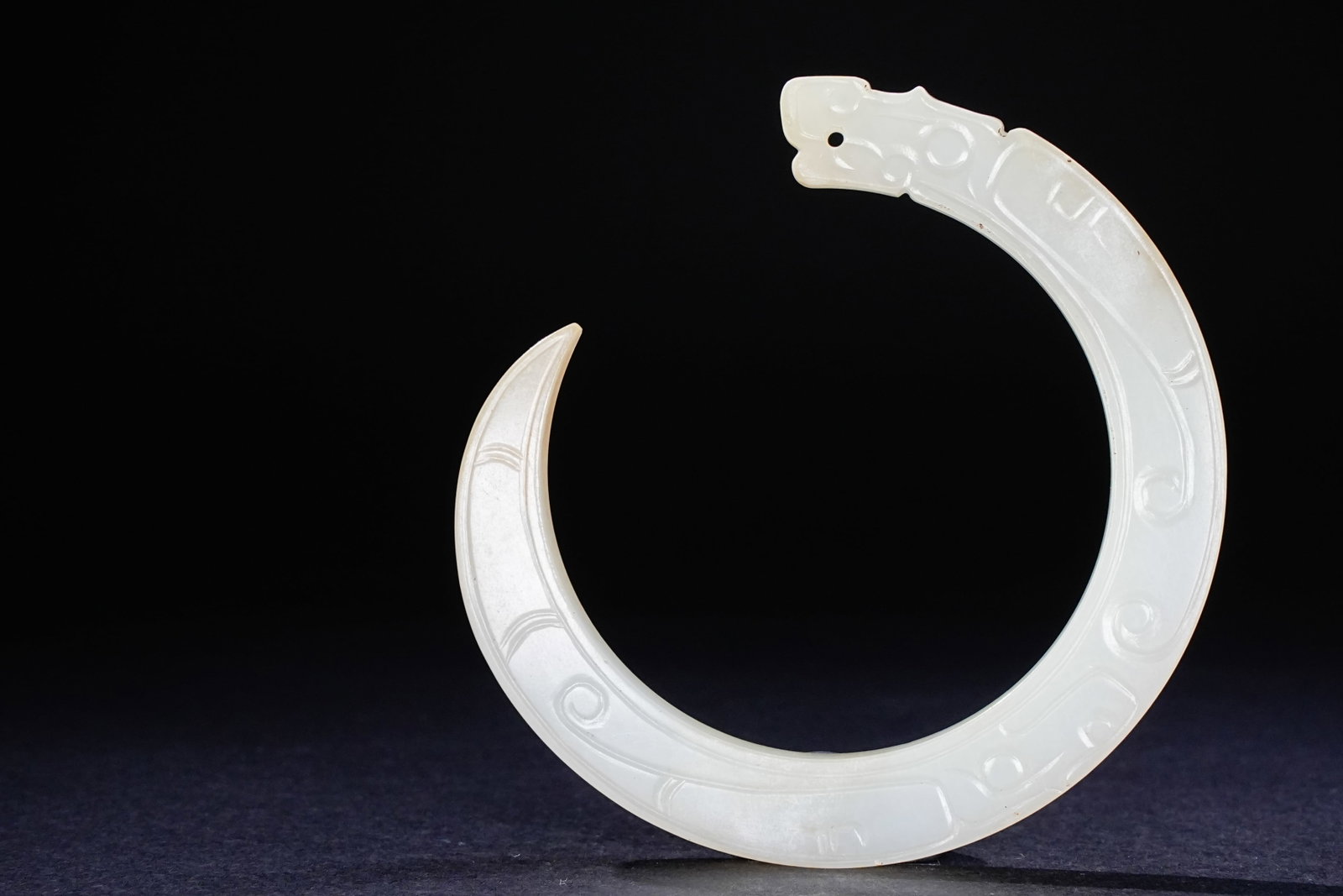 Jade Carved Dragon Pattern Xi - 2