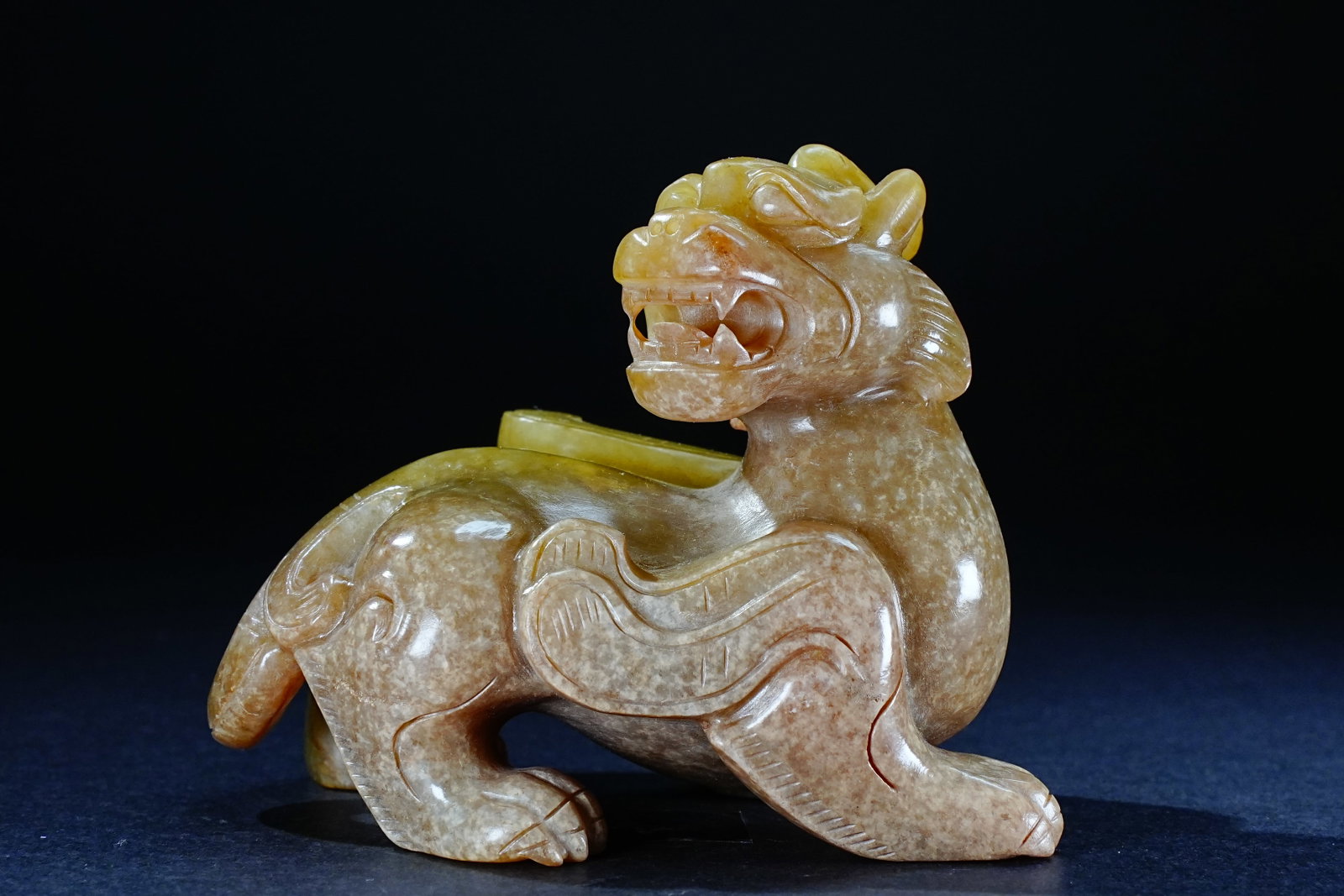 Jade Carved Beast Shape Ornament (1 of 11)