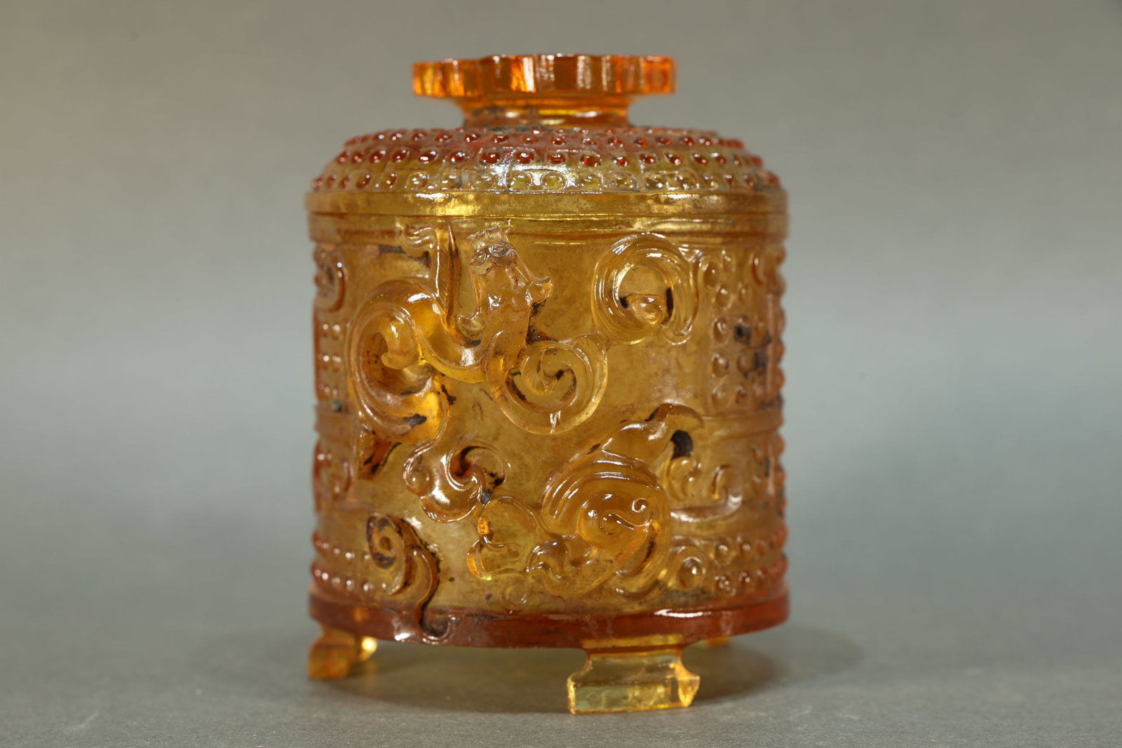 Glassware Carved Dragon Pattern Cup - 3