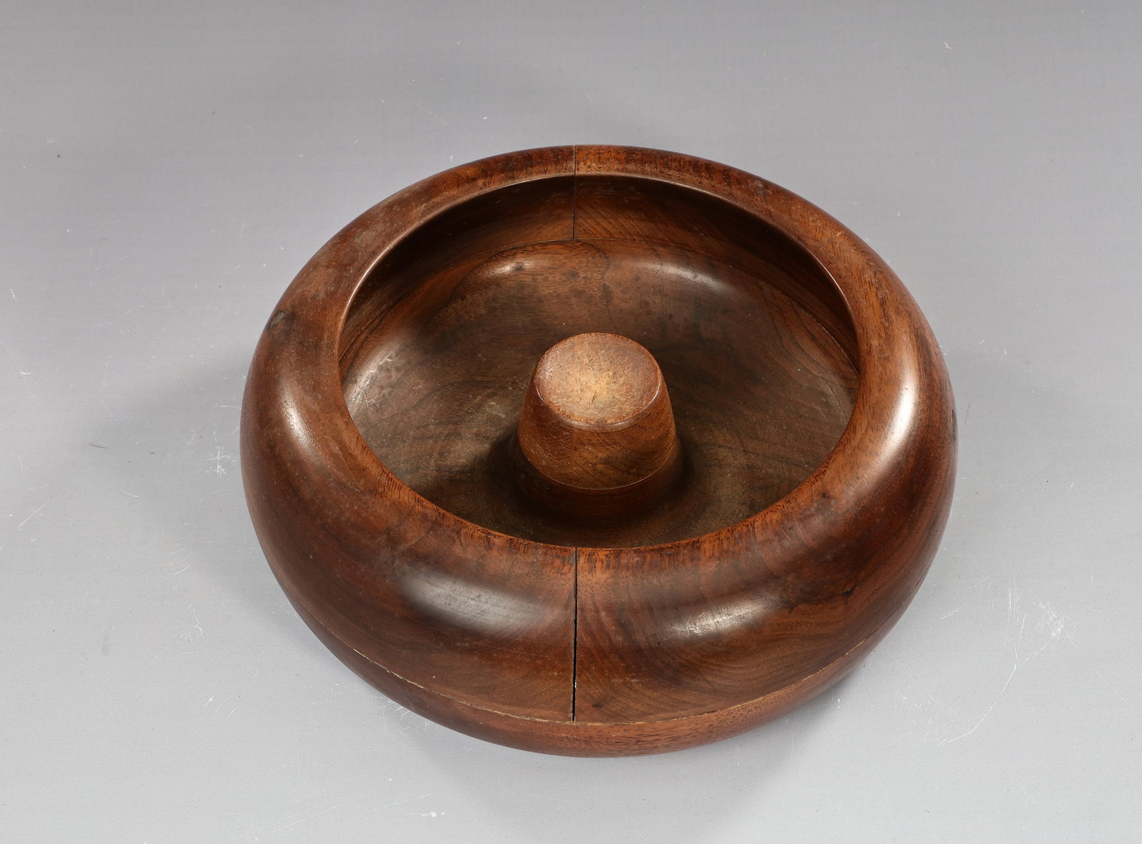Mid Century Redwood Burl Nut Bowl: Mid Century Redwood Burl Nut Bowl (26.5 x 9 cm)