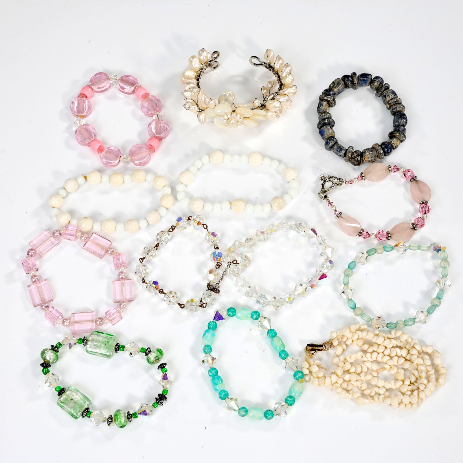 Collection Of Assorted Beaded Bracelets (1 of 6)