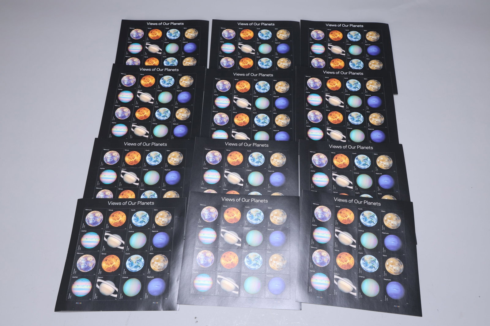 2016 US Views of Our Planets Uncut Stamp Sheet 12: 2016 US Views of Our Planets Uncut Stamp Sheet 12 (15 x 15 cm each)