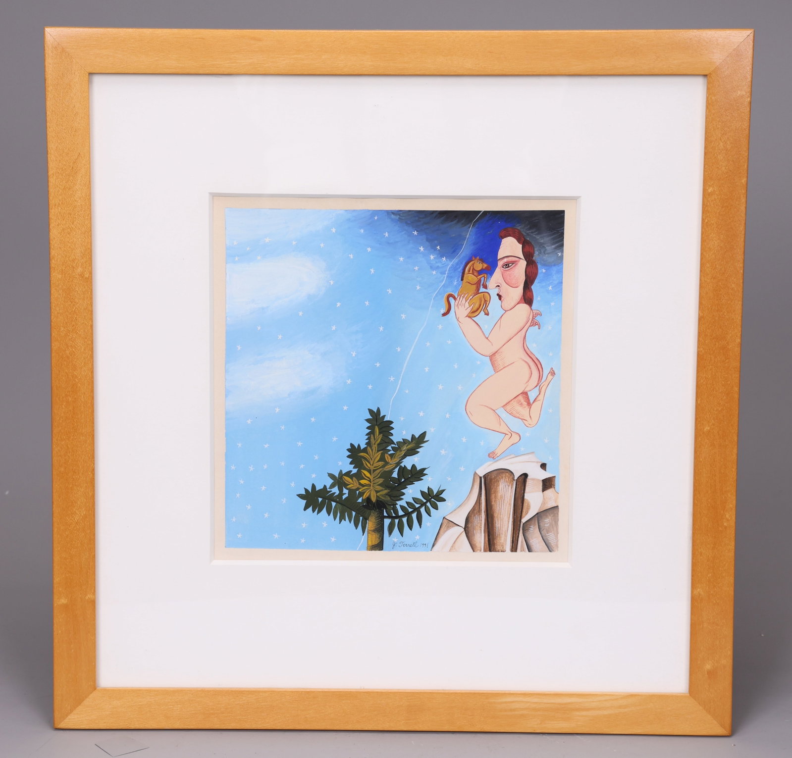 "The Leap" By Jackie Terell 1991 (1 of 7)