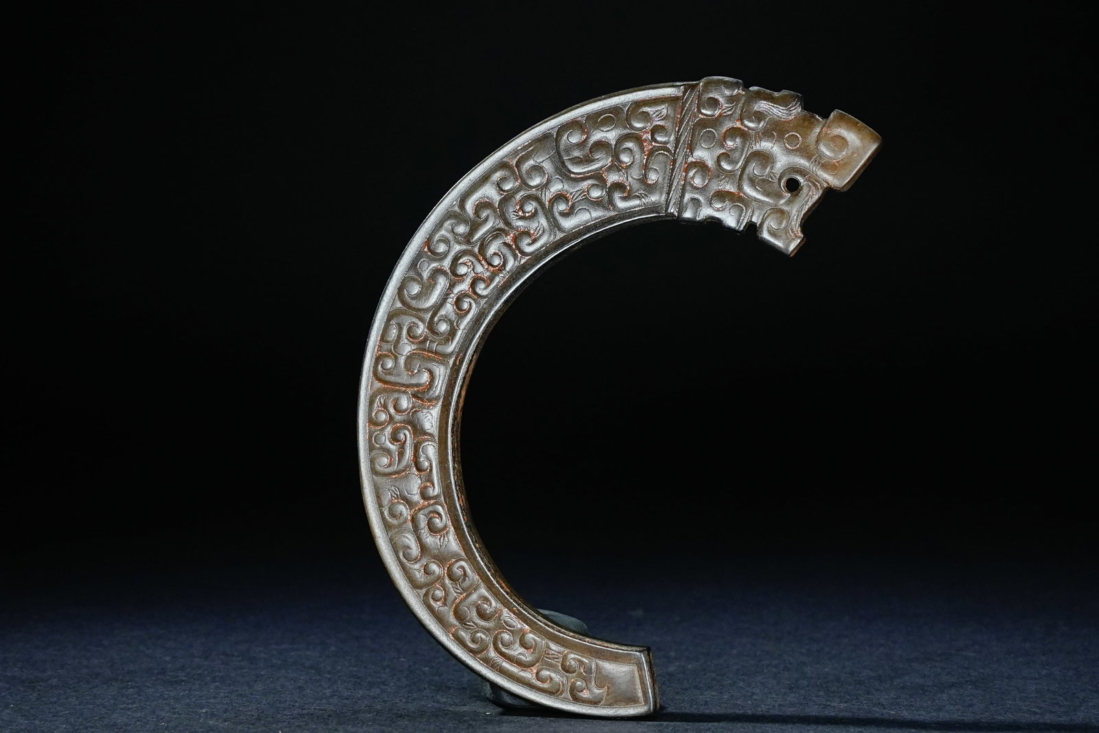 Jade Carved Dragon Pattern Xi (1 of 8)