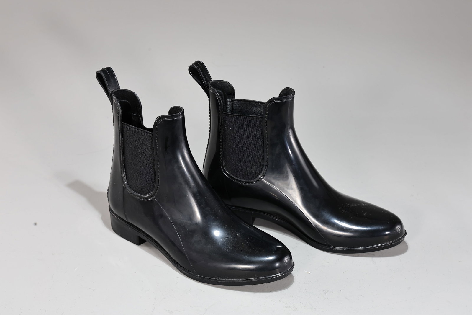 Storm By Cougar Black Chelsea Rain Boots Women?s Size 6 (1 of 7)