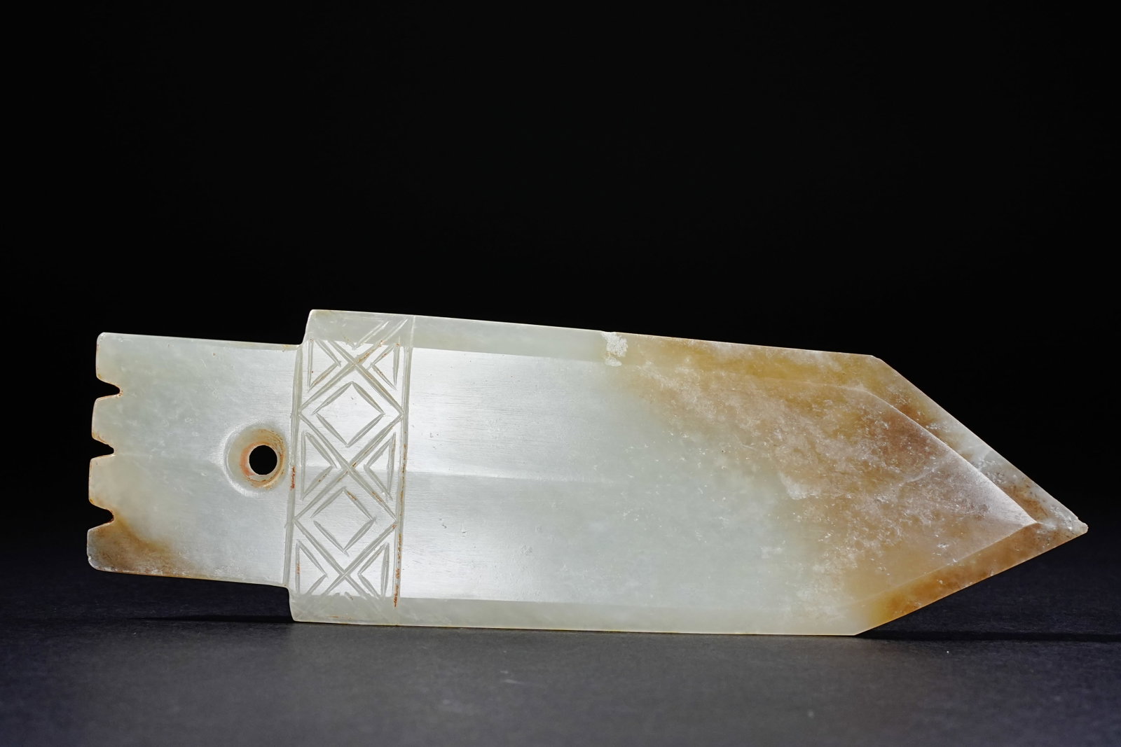 Jade Carved Cloud Pattern Ge (1 of 9)