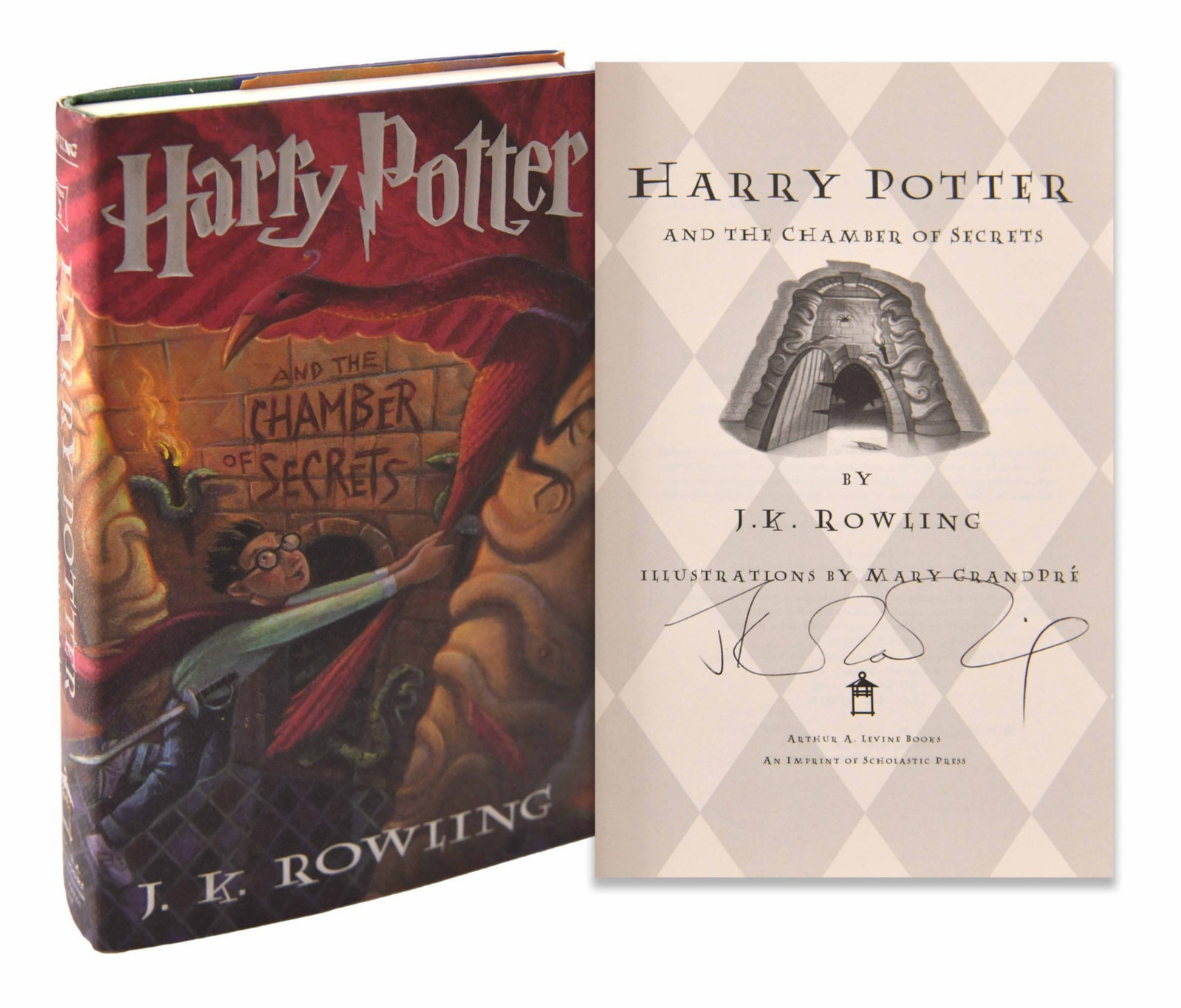 J. K. ROWLING (B. 1965), SIGNED HARRY POTTER AND THE CHAMBER OF SECRETS (1 of 4)
