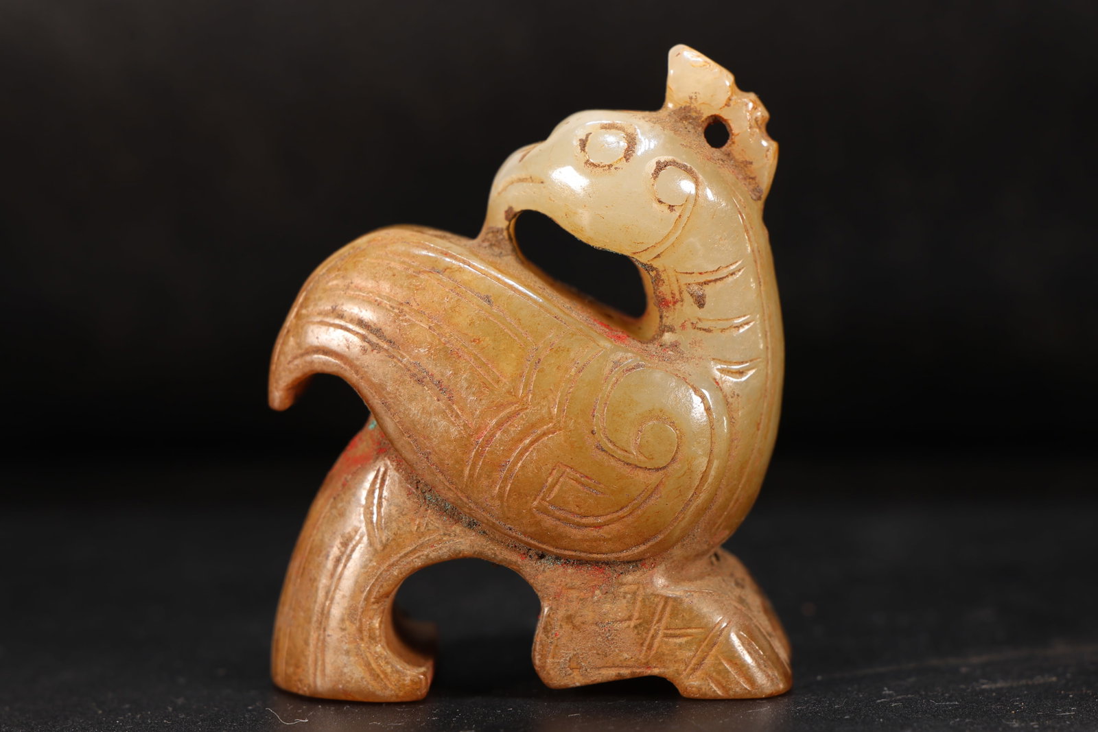 Jade Carved Bird Shape Ornament (1 of 6)