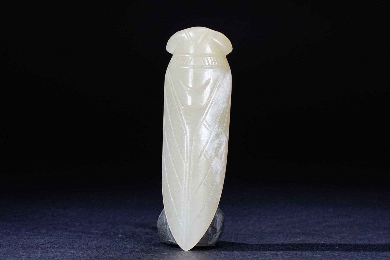 Jade Carved Cicada Shape Ornament (1 of 9)