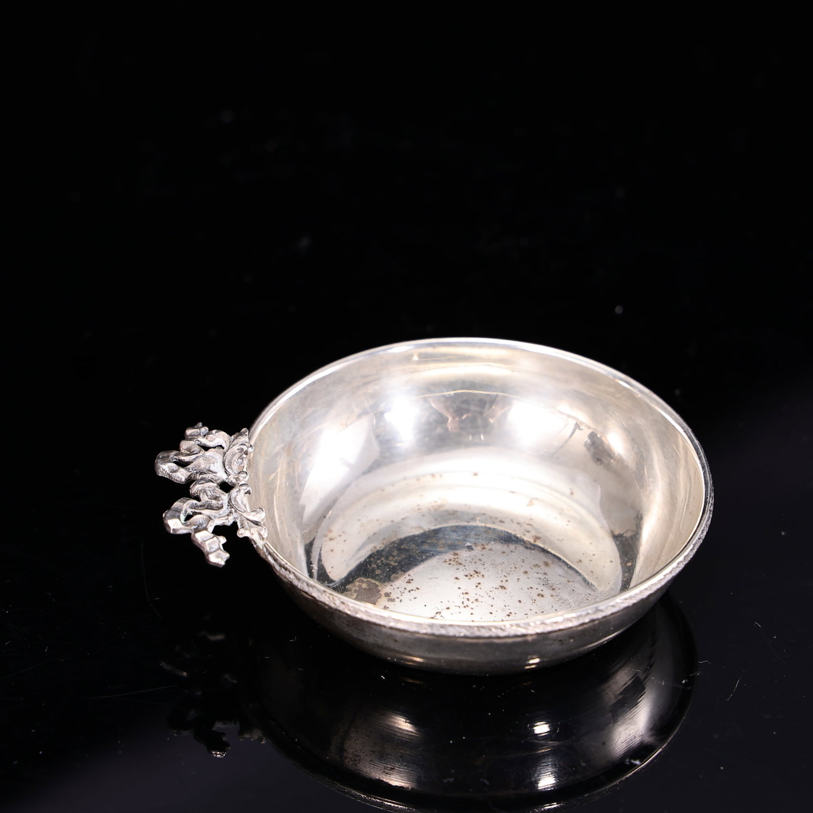 Sterling Silver Wine Taster Small Tray - 5