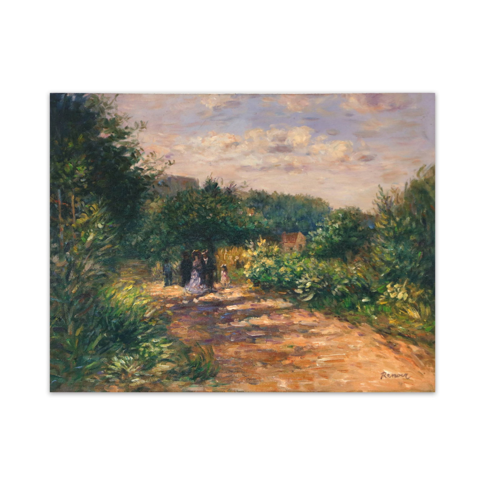 PIERRE-AUGUSTE RENOIR (1841-1919), ATTRIBUTED TO, OIL ON CANVAS: PIERRE-AUGUSTE RENOIR (1841-1919), ATTRIBUTED TO, OIL ON CANVAS PIERRE-AUGUSTE RENOIR (1841-1919), ATTRIBUTED TO, OIL ON CANVAS Dimensions: Image size: 44 x 57 cm. All measured values are appro x imat