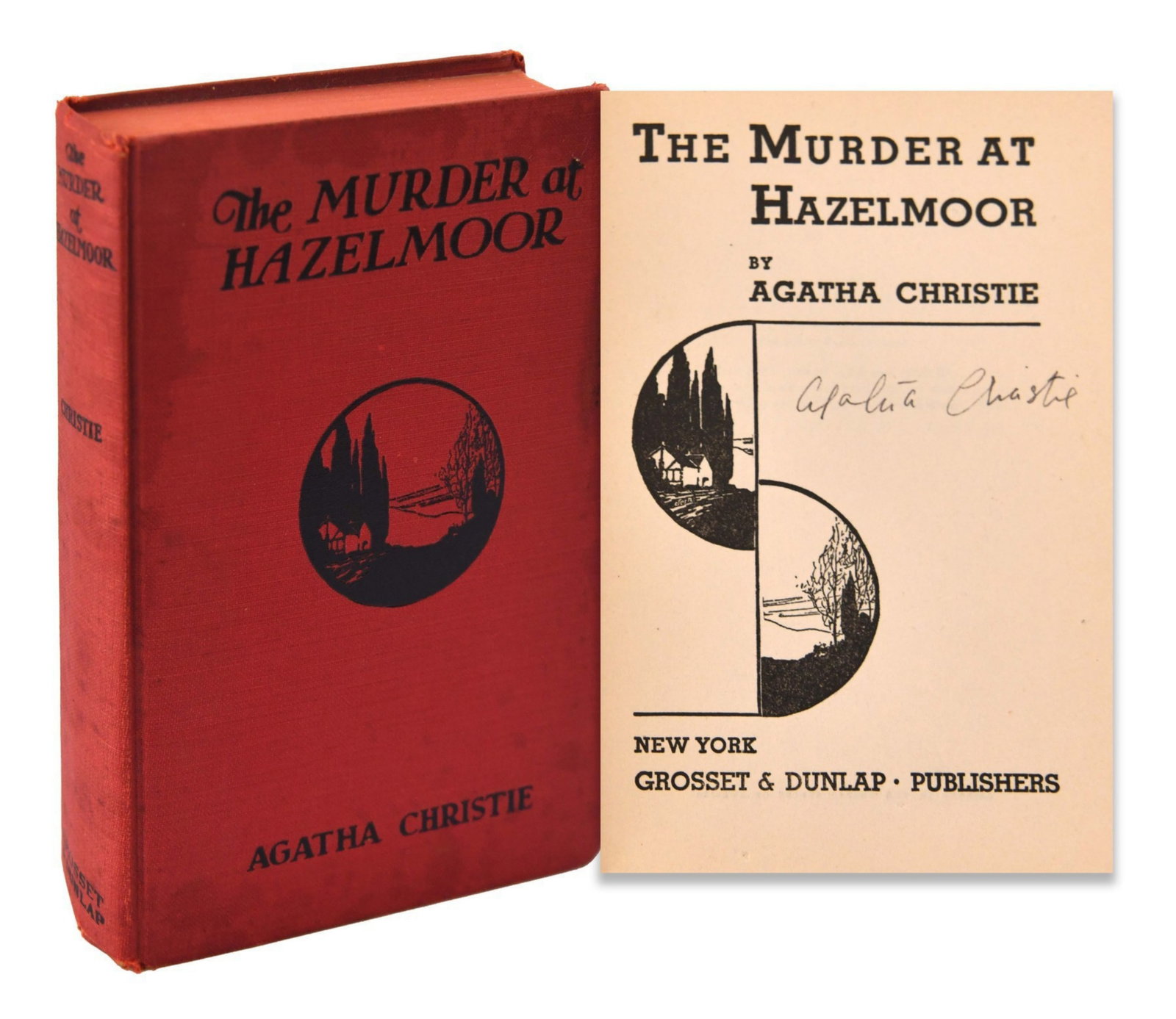 AGATHA CHRISTIE (1890-1976), SIGNED THE MURDER AT HAZELMOOR (1 of 4)