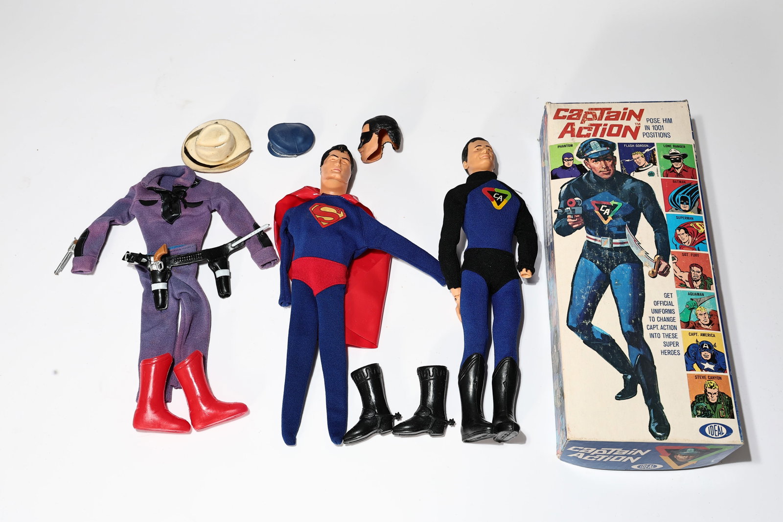 Original Ideal 1966-1968 Captain Action Batman Superman Dog with Box (1 of 8)
