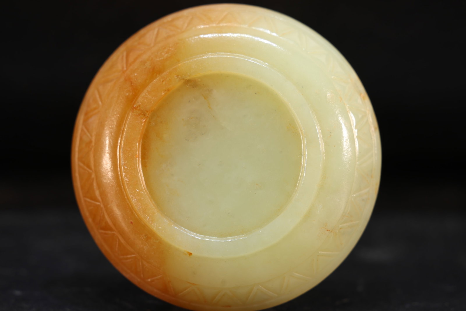 Jade Carved Dragon Pattern Bi - 4
