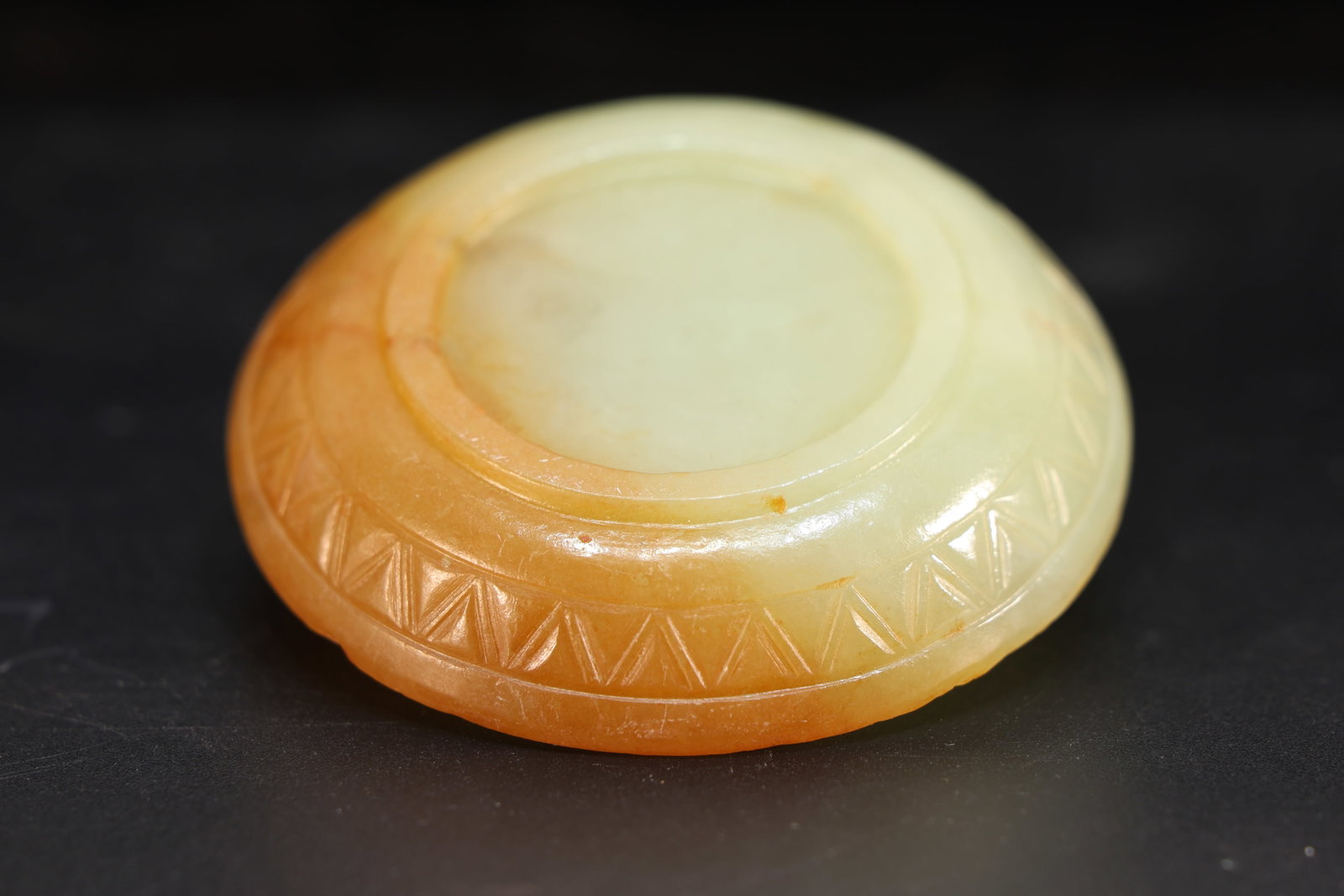 Jade Carved Dragon Pattern Bi - 5