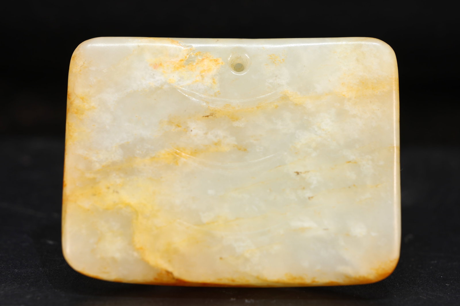 Jade Carved Dragon Pattern Bi - 4