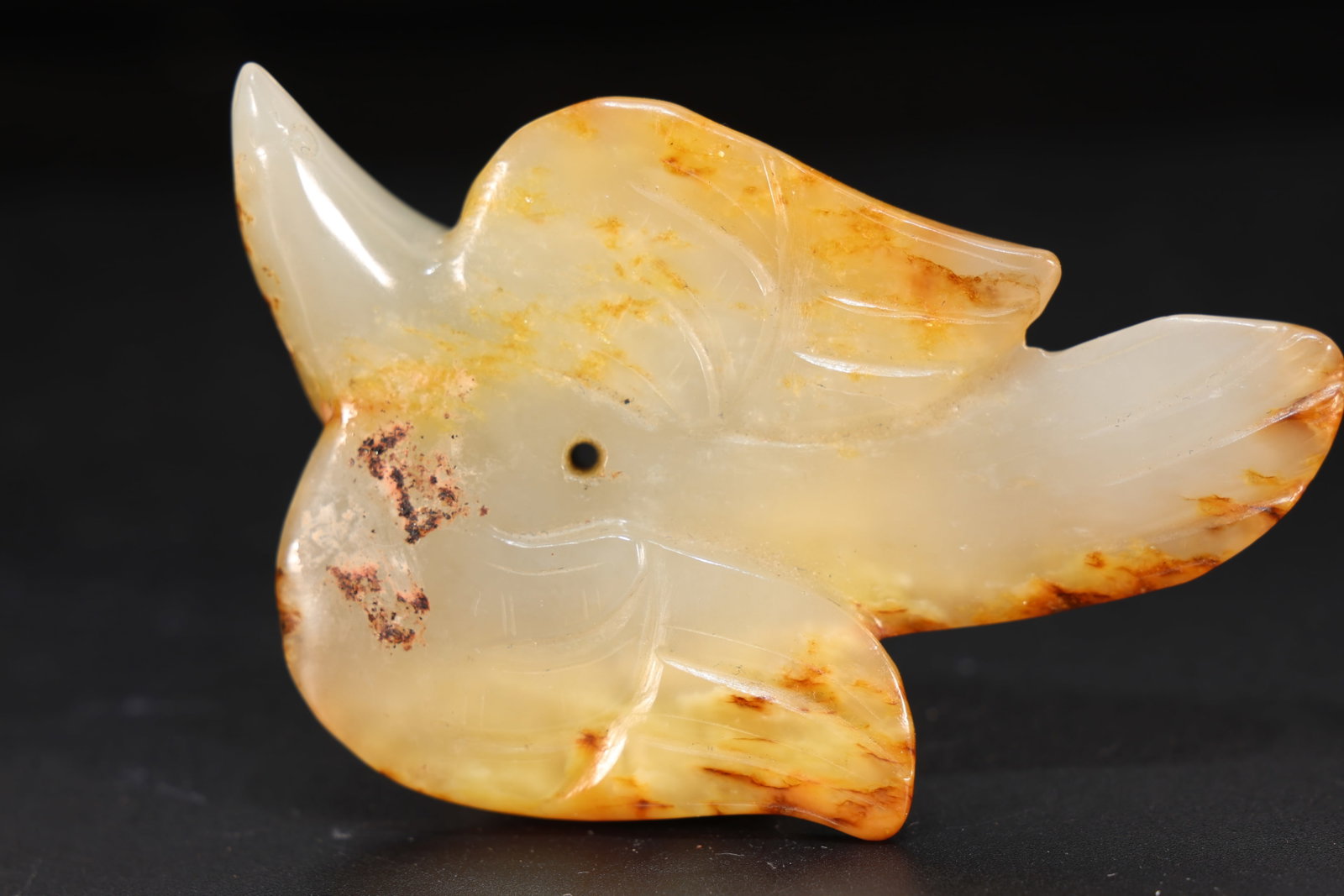 Jade Carved Bird Shape Ornament (1 of 5)