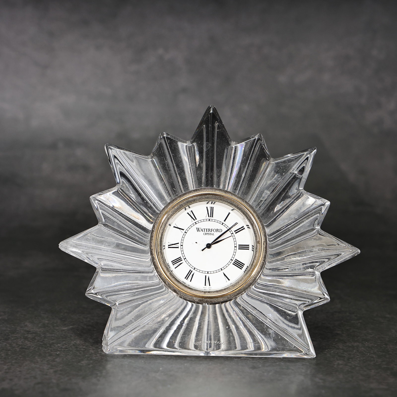 Waterford Crystal Starburst Quartz Desk Clock (1 of 7)