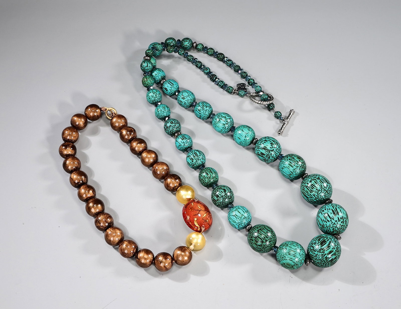 Two Chunky Beads Custom Necklaces (1 of 7)