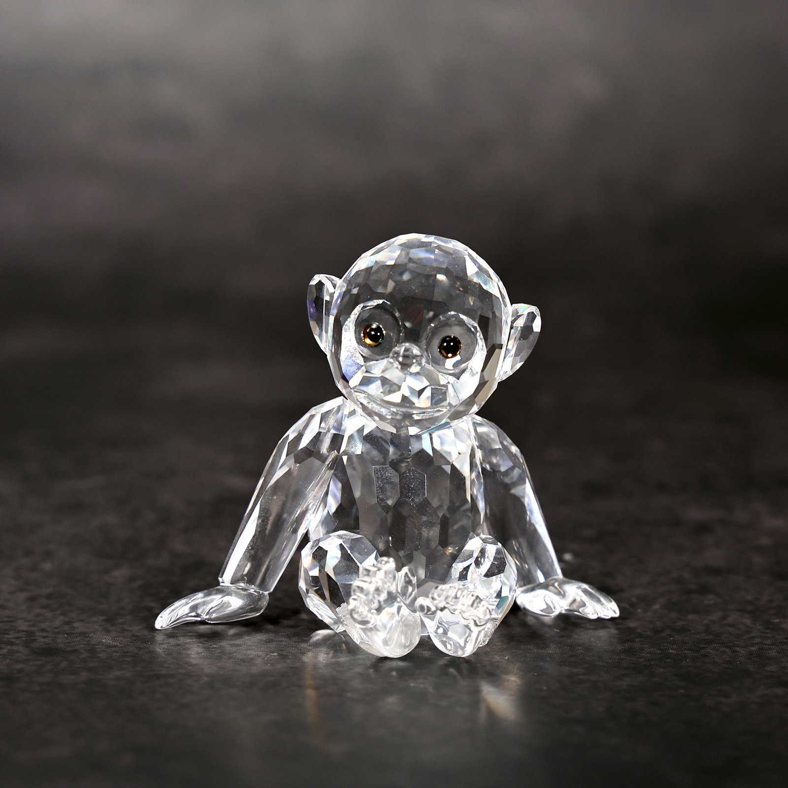 Swarovski Crystal Seated Monkey Figurine (1 of 5)