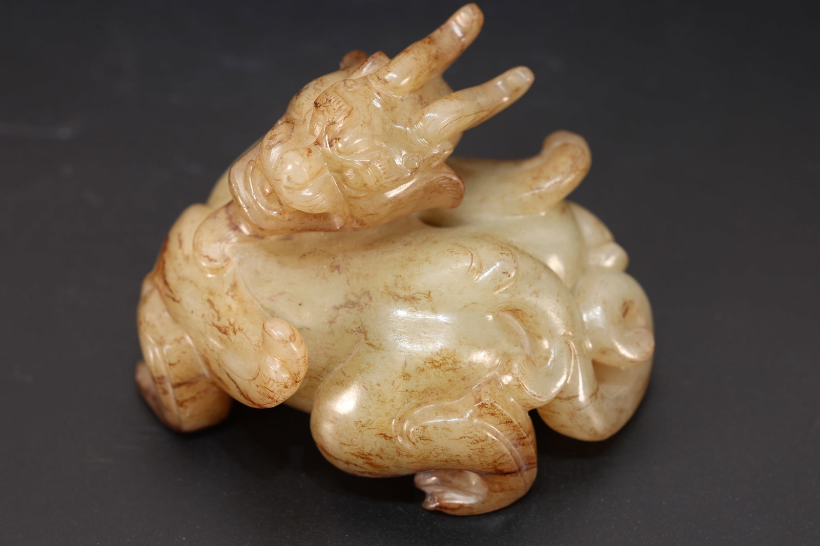 Jade Carved Beast Shape Ornament (1 of 11)