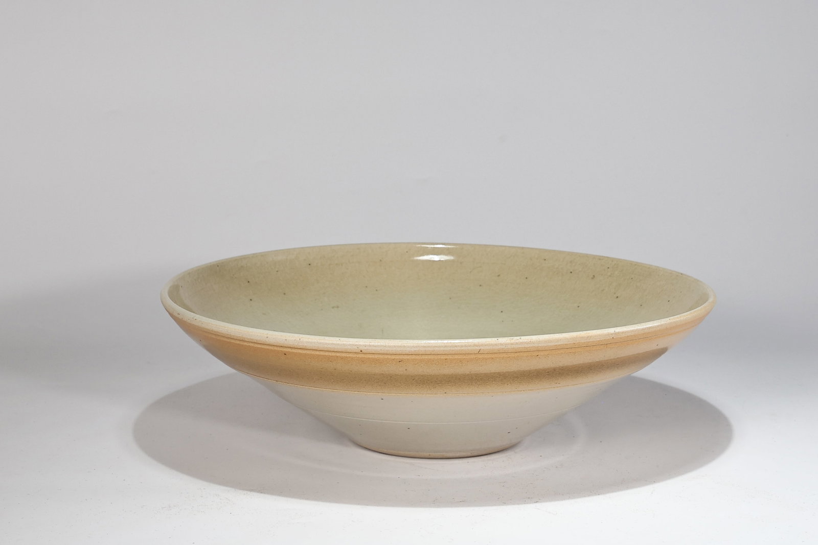Contemporary California Pottery Large Glazed Serving Bowl By Michael Santa Barbara 2012 (1 of 7)
