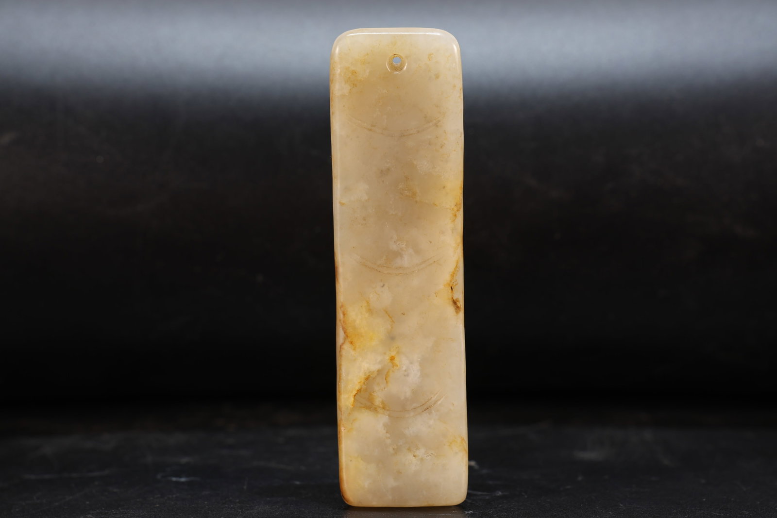 Jade Carved Character Face Pattern Bi - 5