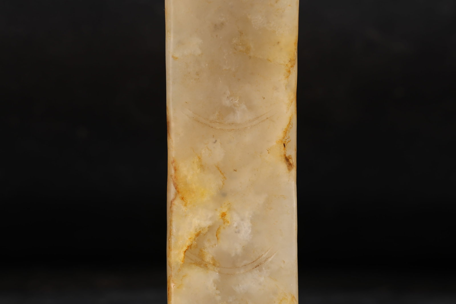 Jade Carved Character Face Pattern Bi - 6
