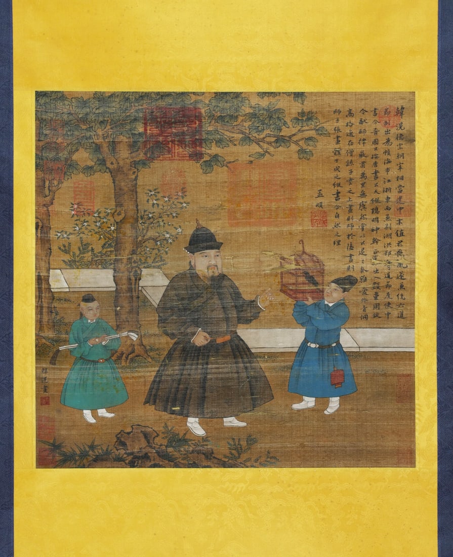 Chinese Drawing Character Story Painting,Han Huang Mark: Chinese Drawing Character Story Painting,Han Huang Mark (46 x 47cm)