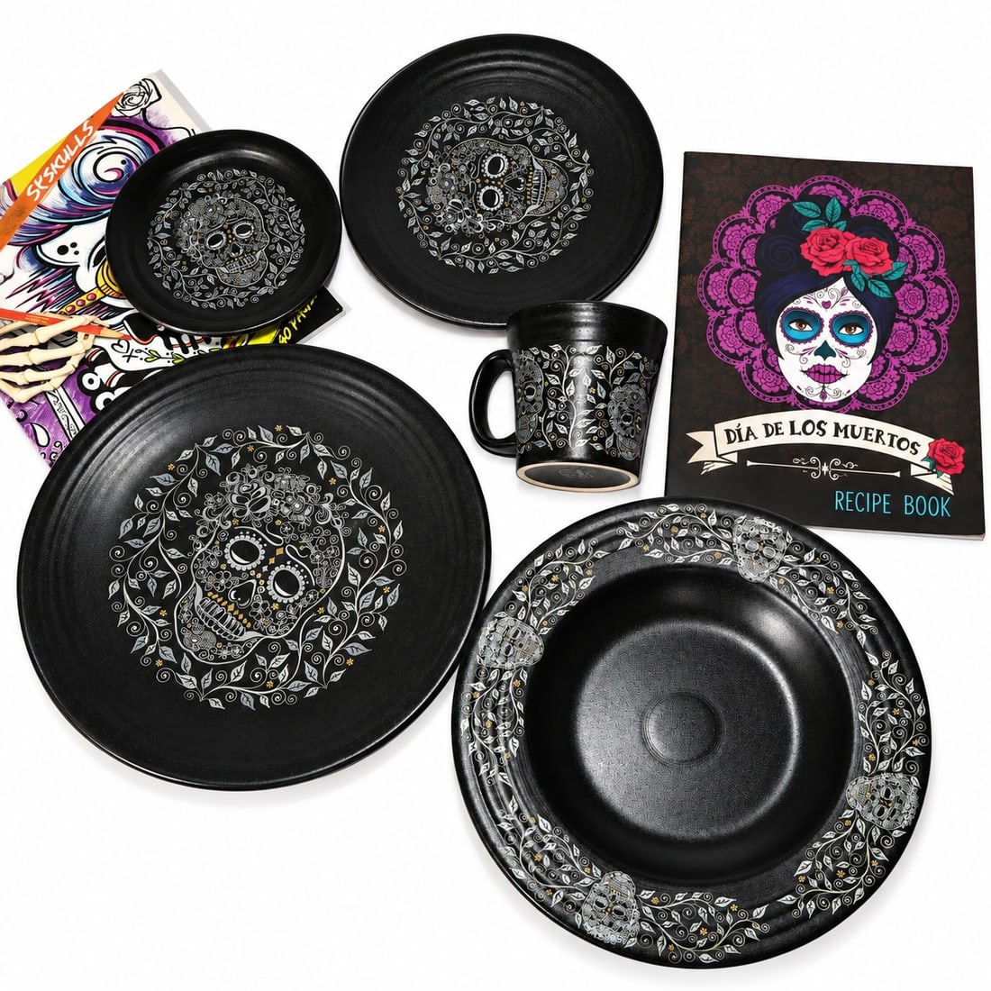 Fiesta Homer Laughlin Sugar Skull Dinnerware & D?a de los Muertos Collection (1 of 5)