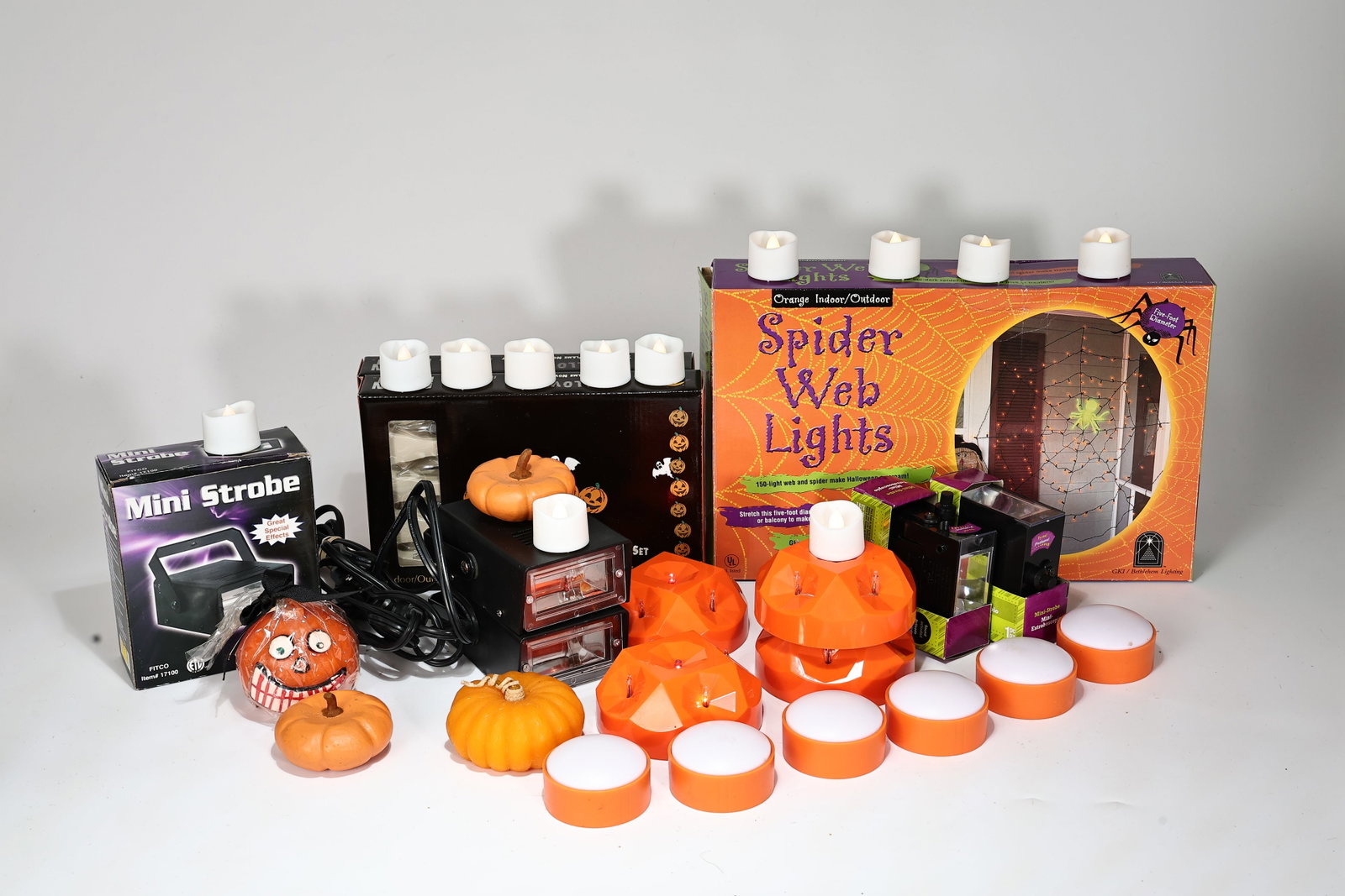 Assorted Halloween Spider Lights, LED Candles Decorations (1 of 7)