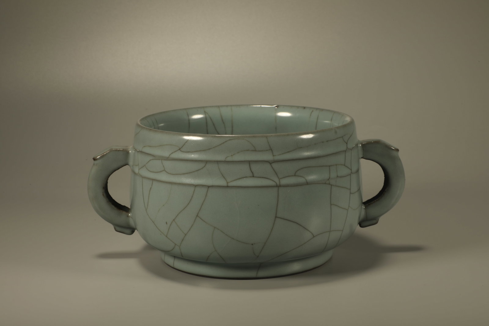 Guan Ware Porcelain Double Ears Incense Burner (1 of 6)