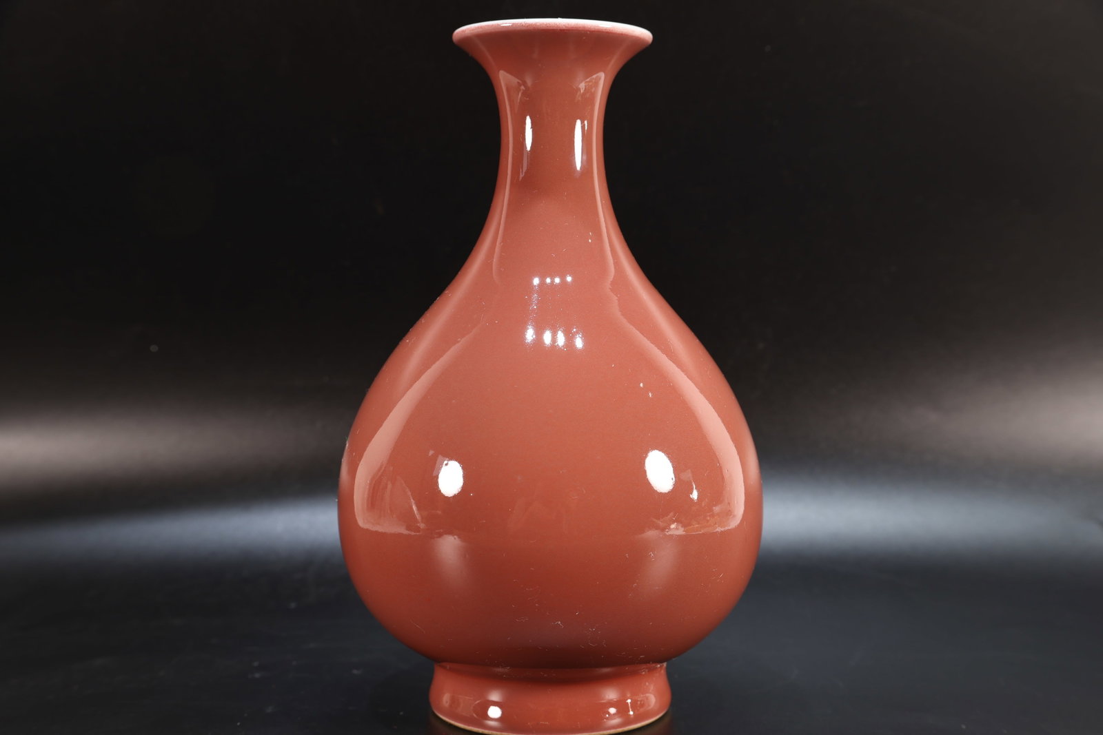 Red Glazed Porcelain Vase (1 of 6)