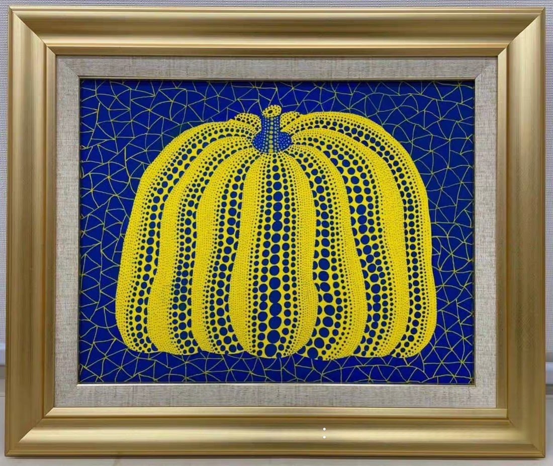 Drawing Pumpkin Oil Painting,Yayoi Kusama Mark (1 of 8)