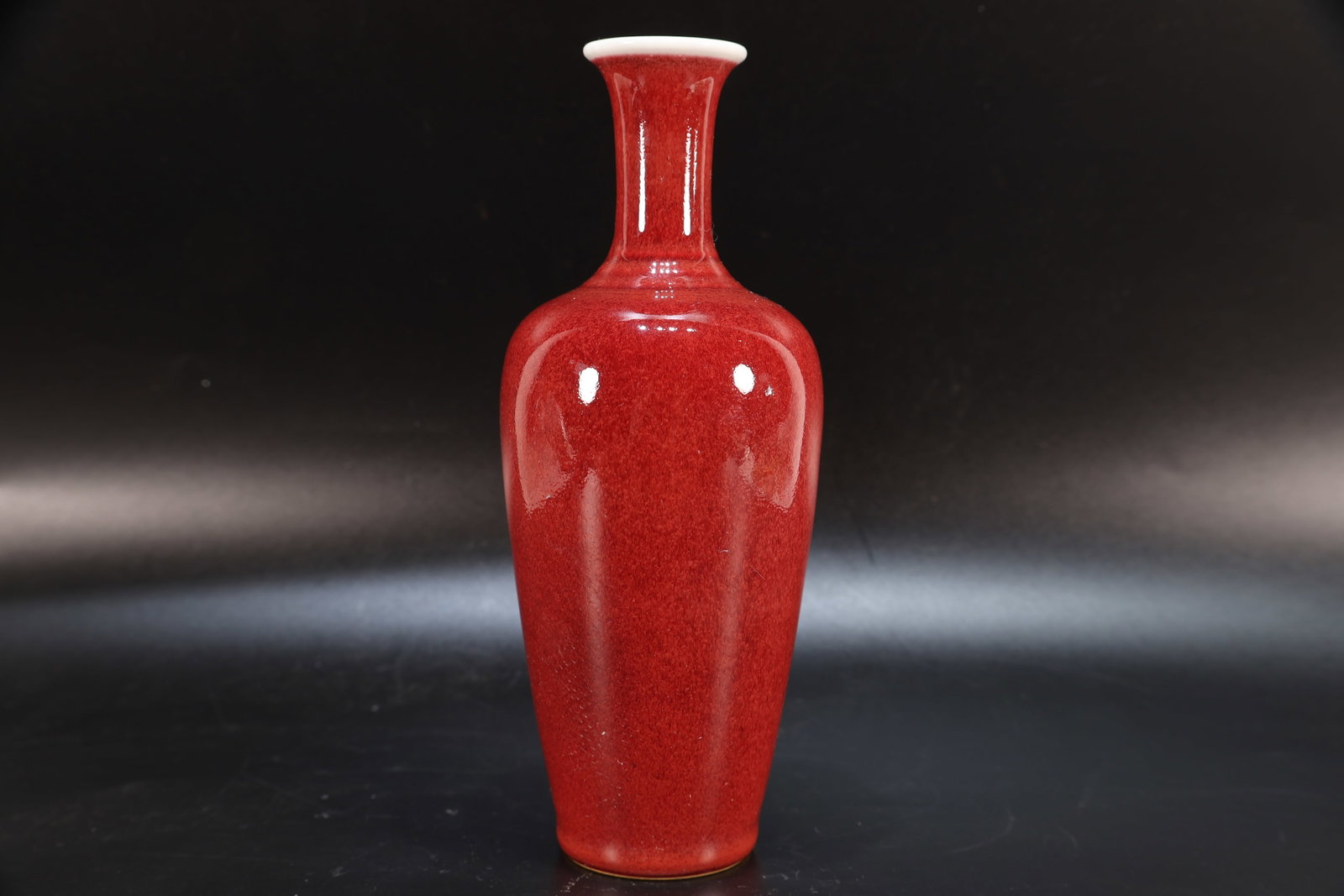 Red Glazed Porcelain Vase (1 of 6)