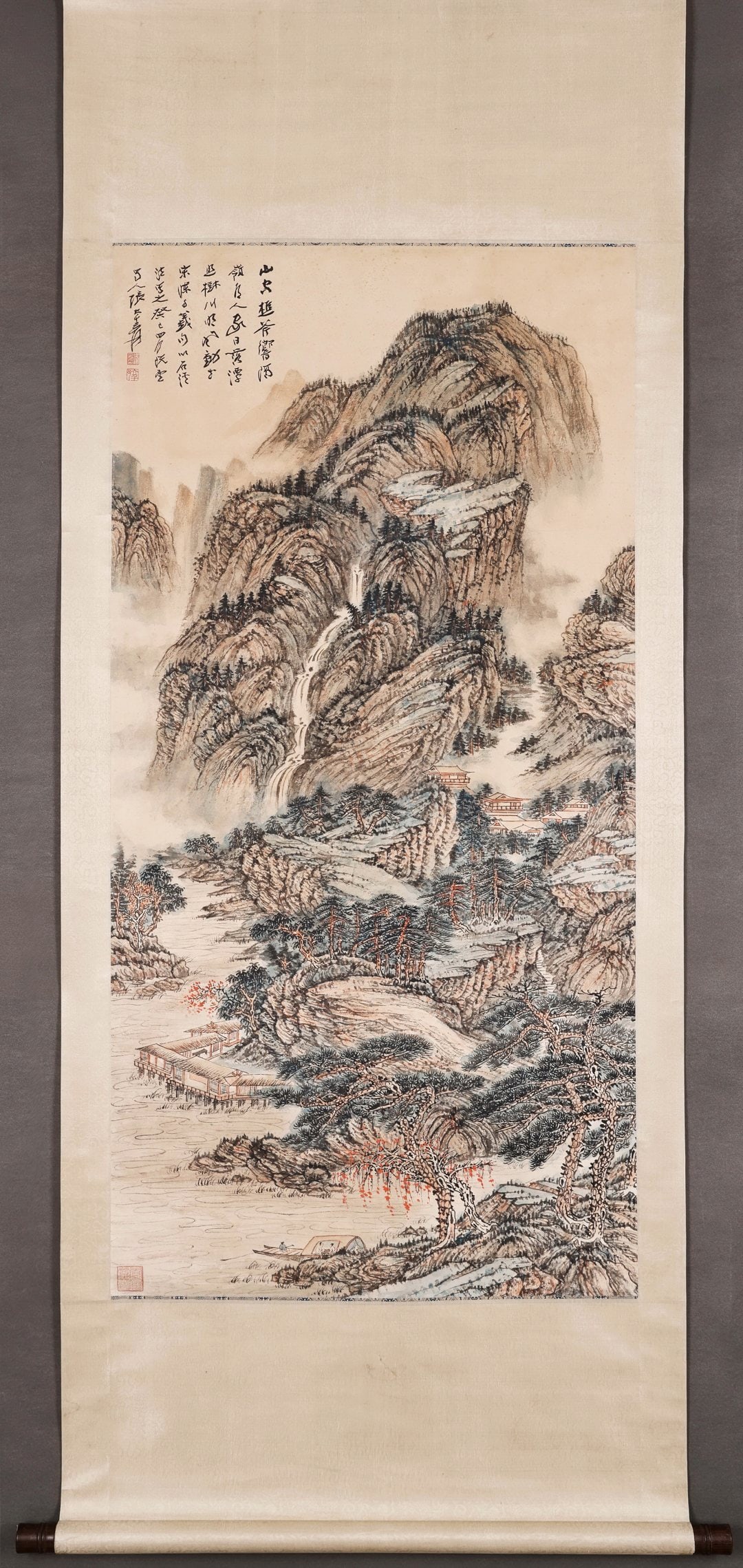 Chinese Drawing Landscape Painting,Zhang Daqian Mark (1 of 10)
