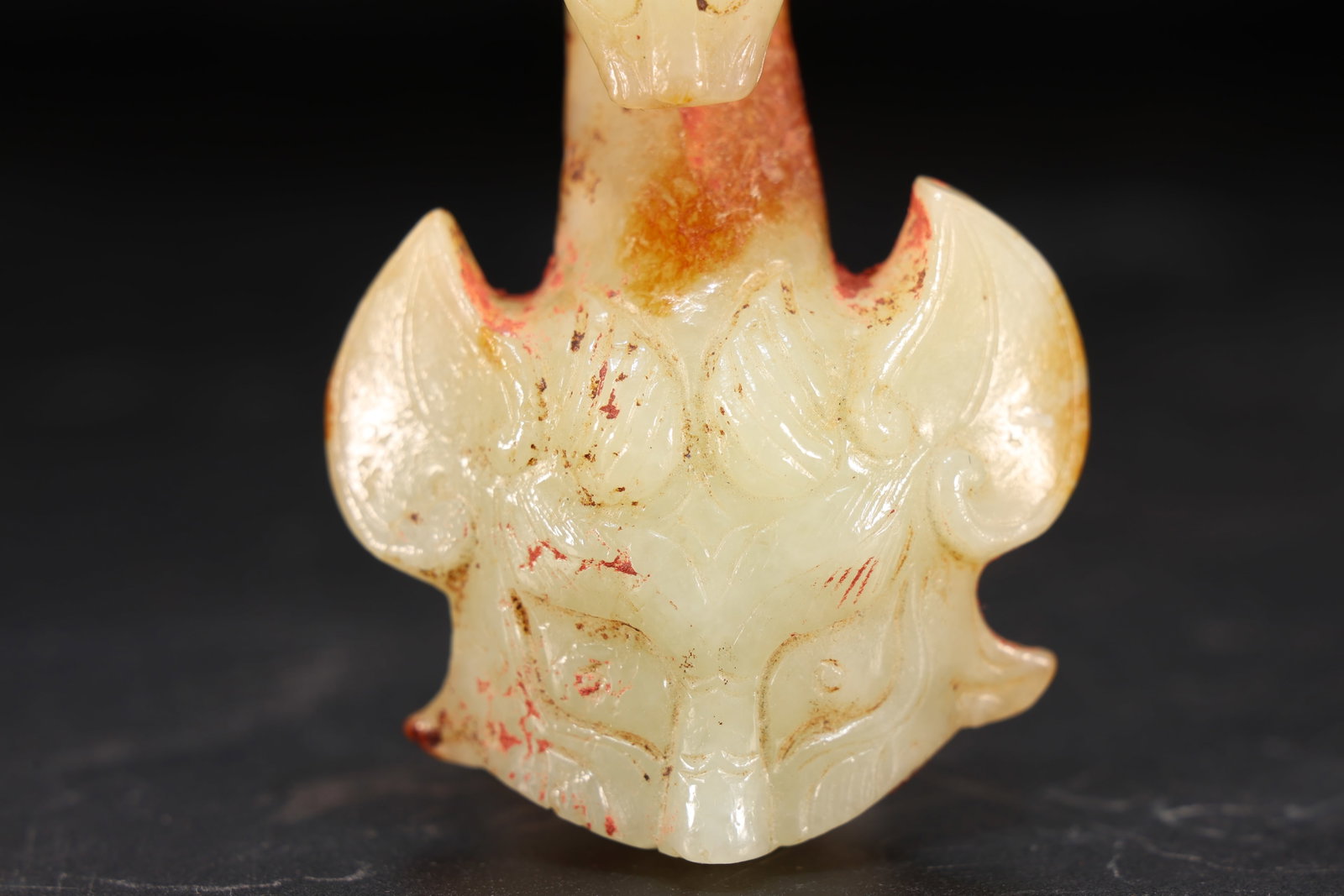 Jade Carved Dragon Pattern Belt Hook - 2
